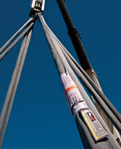 Slingdicator sling in service